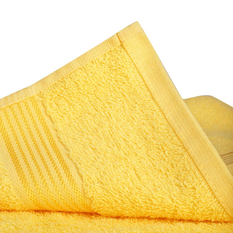 Buy Eva Quick Dry Towel Combo (Yellow) - Seven Piece Set Towel Sets from Vaaree