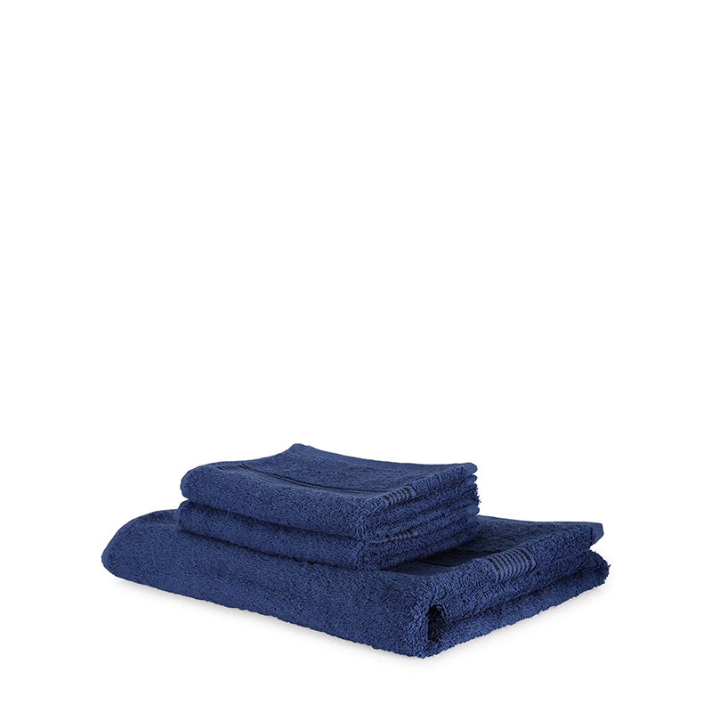 Buy Eva Quick Dry Towel Combo (Dark Blue) - Three Piece Set Towel Sets from Vaaree