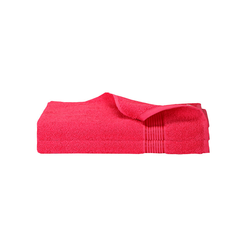 Buy Bodil Bath Towel (Pink) - Set Of Two Bath Towels from Vaaree