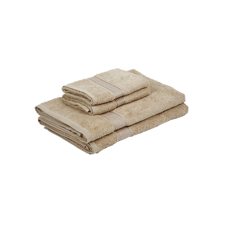 Buy Eva Quick Dry Towel Combo (Taupe) -Four Piece Set Towel Sets from Vaaree