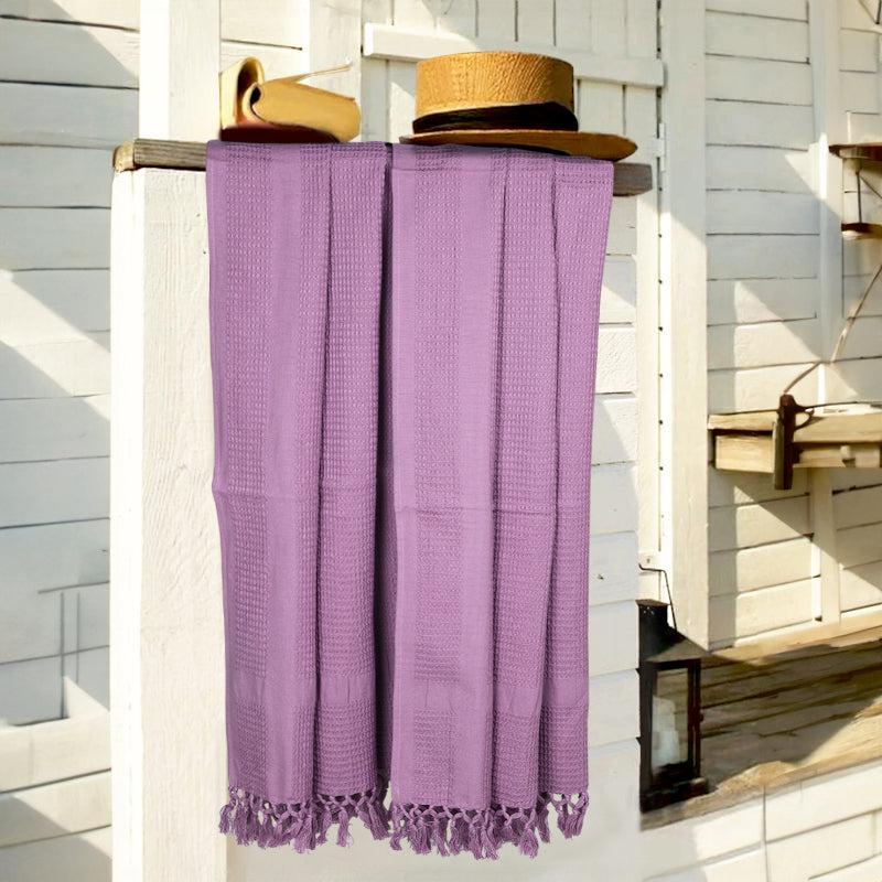 Buy Avera Bath Towel (Lilac) - Set Of Two Bath Towels from Vaaree