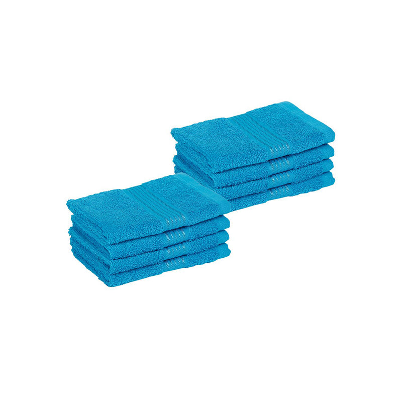 Buy Eva Quick Dry Face Towel (Blue) - Set Of Eight Hand & Face Towels from Vaaree