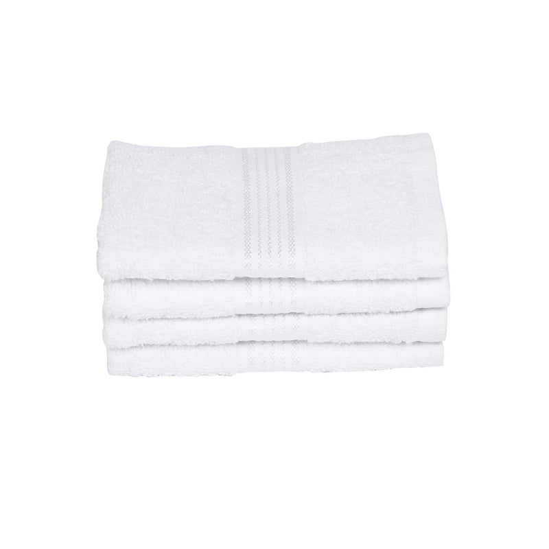 Buy Bodil Face Towel (White) - Set Of Twelve Hand & Face Towels from Vaaree