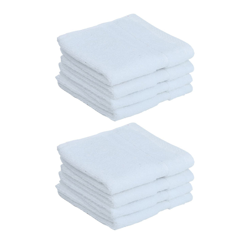 Buy Miorah Face Towel (White) - Set Of Eight Hand & Face Towels from Vaaree