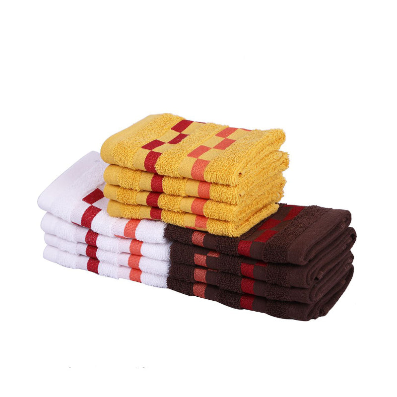 Buy Voro Delpha Face Towel - Set Of Twelve Hand & Face Towels from Vaaree