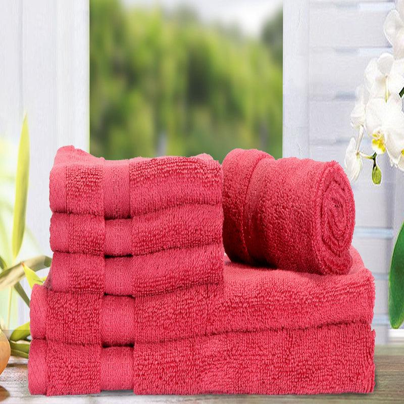 Buy Miorah Towel Combo (Pink) - Six Piece Set Towel Sets from Vaaree