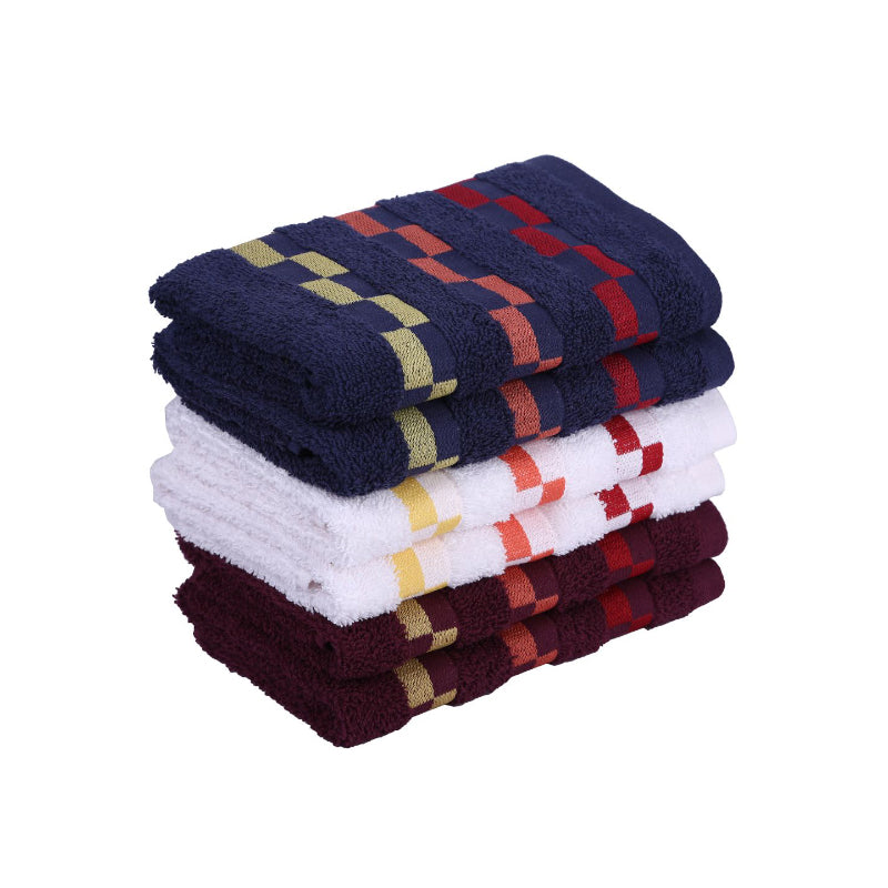 Buy Orae Delpha Hand Towel - Set Of Six Hand & Face Towels from Vaaree