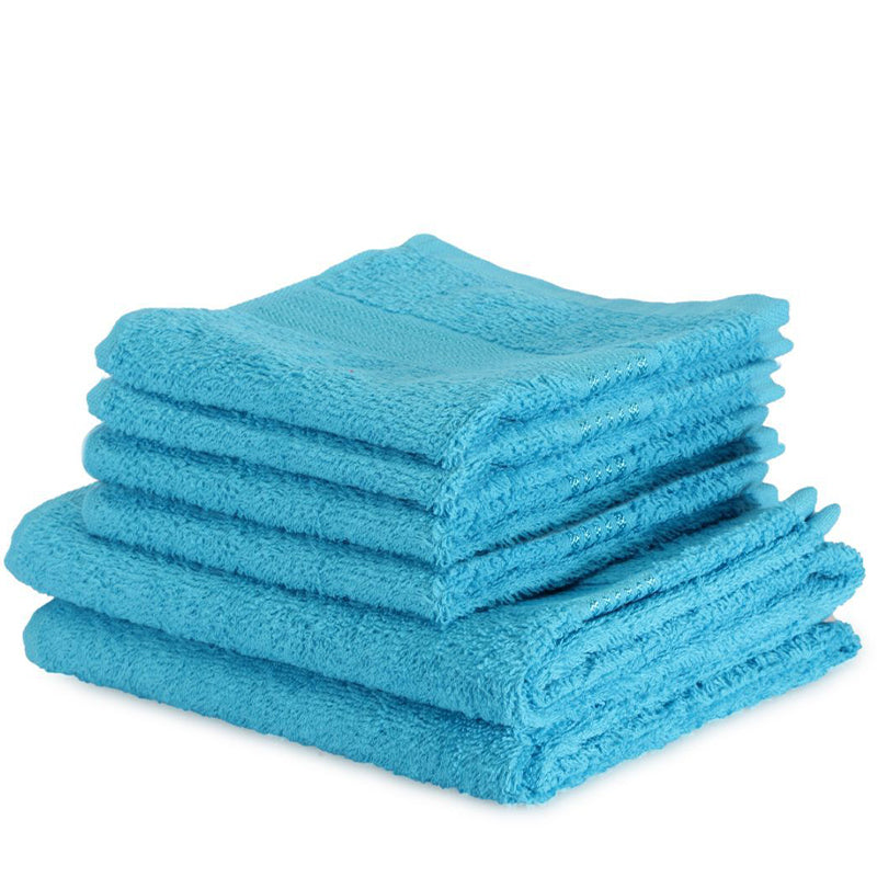 Buy Eva Quick Dry Towel Combo (Pale Blue) - Six Piece Set Towel Sets from Vaaree