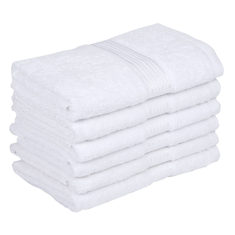 Buy Eva Quick Dry Hand Towel (White) - Set Of Six Hand & Face Towels from Vaaree