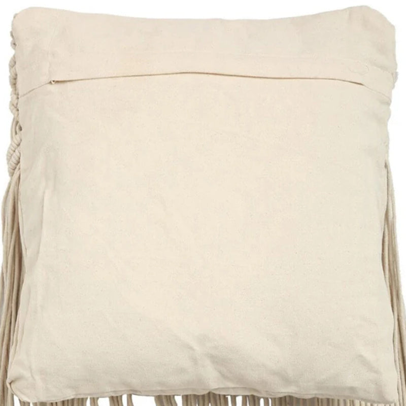 Buy Oliver Macrame Knit Boho Cushion Cover Cushion Covers from Vaaree