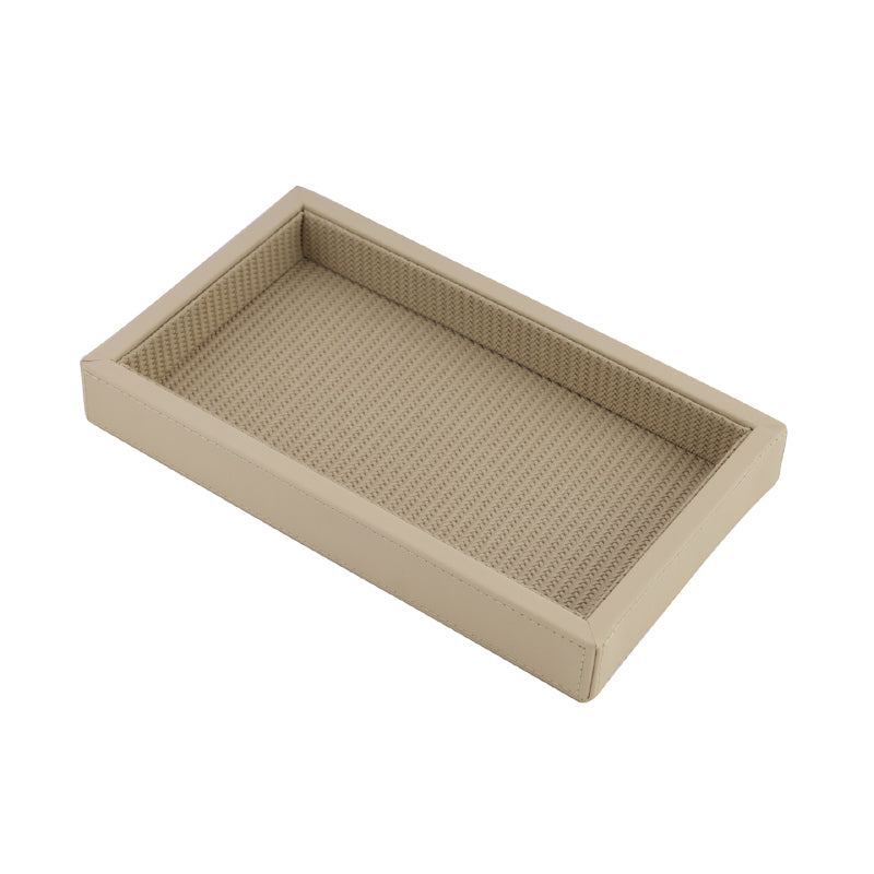 Serving Tray - Manae Vegan Leather Serving Tray - Beige