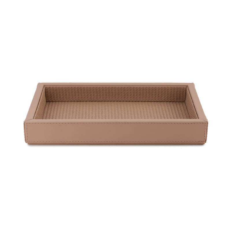 Serving Tray - Manae Vegan Leather Serving Tray - Brown