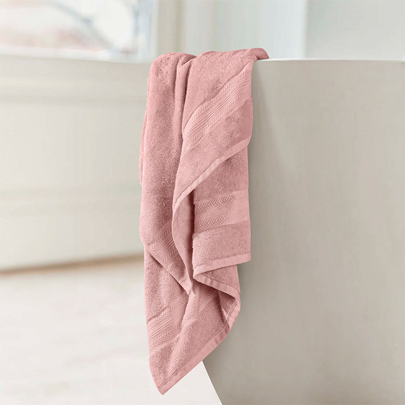 Buy Reign Bath Towel - Pink Bath Towels from Vaaree