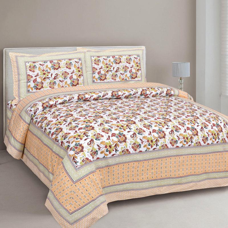 Buy Orkide Floral Bedsheet - Multicolor Bedsheets from Vaaree