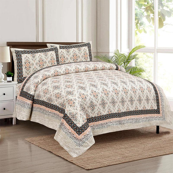 Buy Rakta Ethnic Bedsheet - Brown Bedsheets from Vaaree