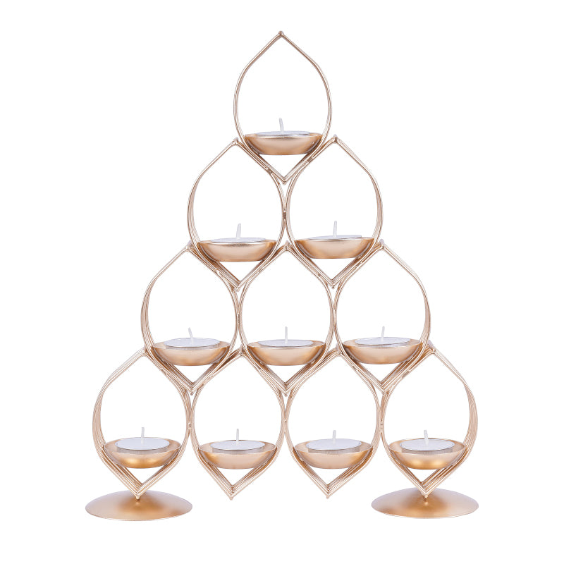 Buy Cassa Pyramid Tealight Candle Holder Candle Holders from Vaaree