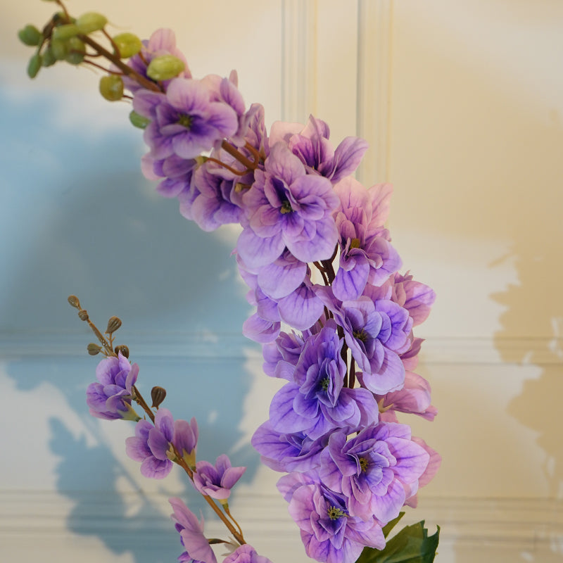 Buy Faux Delphinium Lavender Flower Stick (Purple) - 43 CM Artificial Flowers from Vaaree