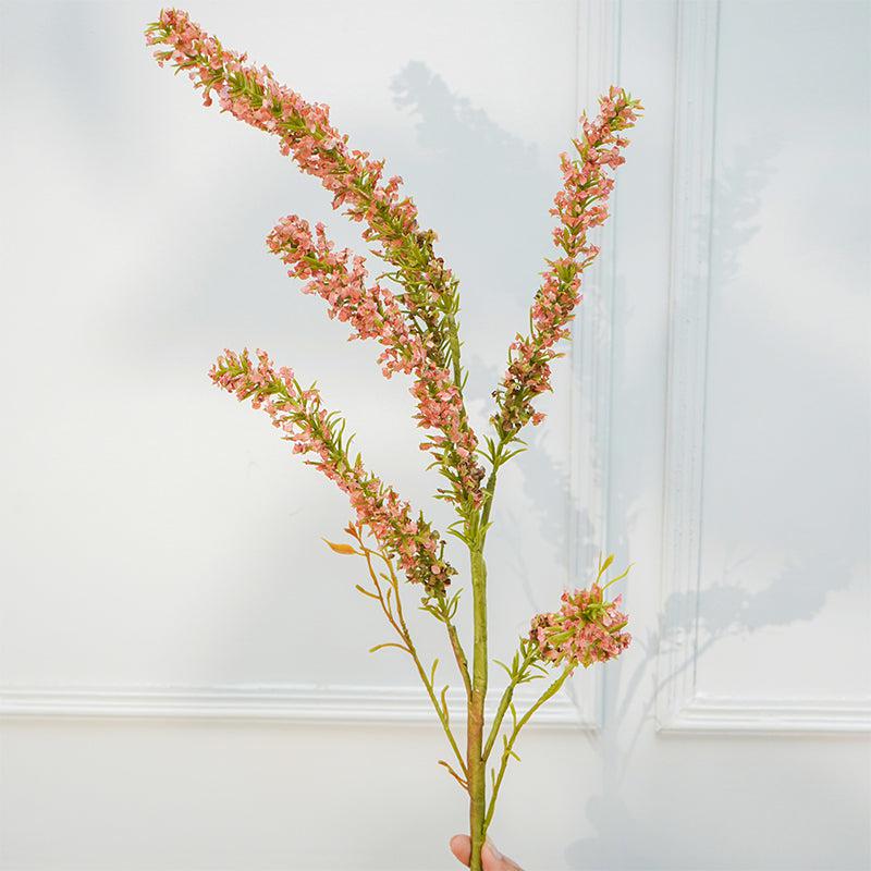 Buy Faux Autumn Amaranthus Millet Grass Flower Stick (Pink) - 35 CM Artificial Flowers from Vaaree