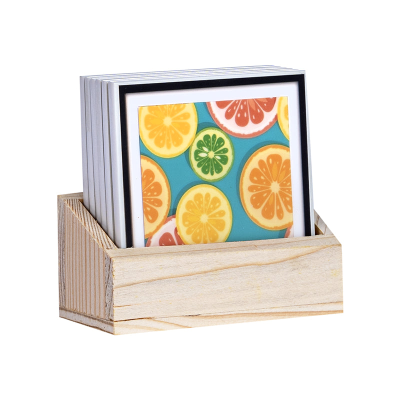 Coaster - Slice Fruit Coaster - Set Of Six