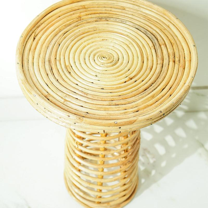 Buy Tani Rattan Accent Table Side & Bedside Tables from Vaaree