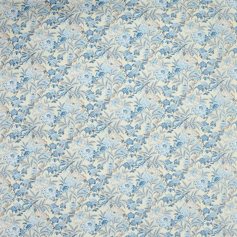 Bedsheets - Malva Floral Bedsheet - Baby Blue