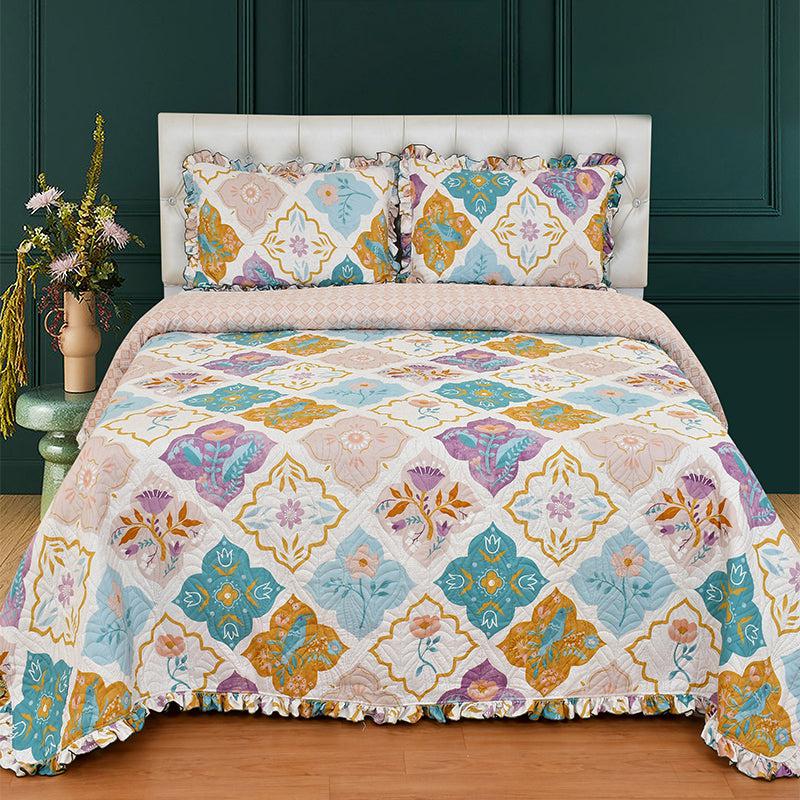 Buy Manisha Ethnic Bedcover Bedcovers from Vaaree