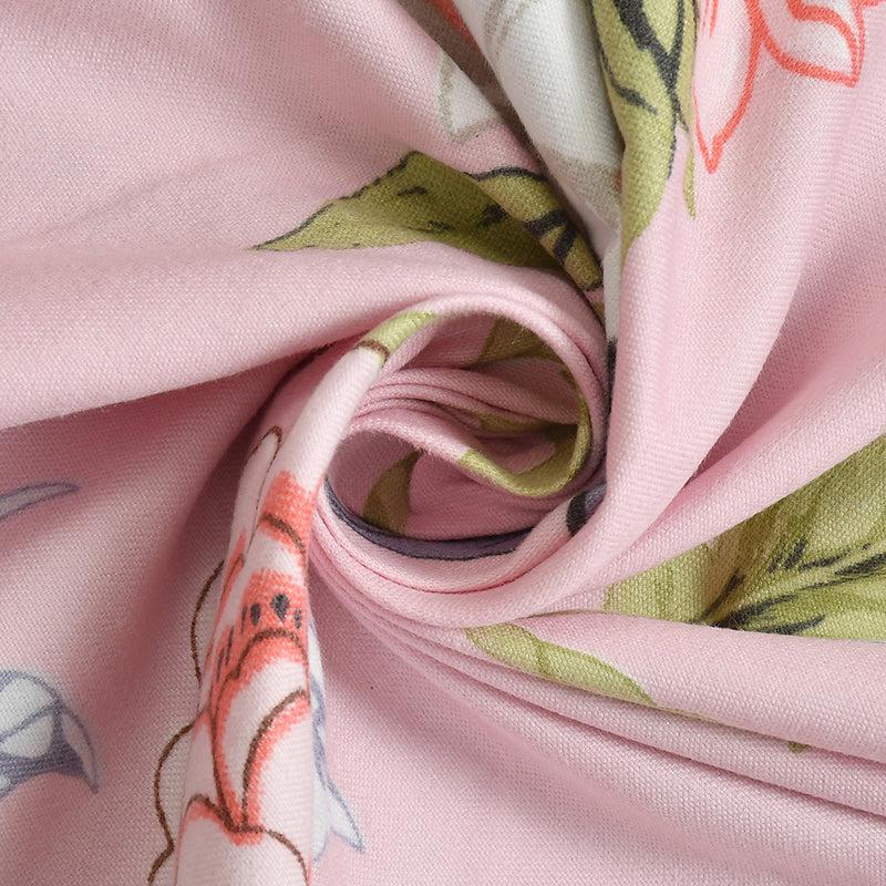 Buy Cicely Floral Bedsheet - Pink Bedsheets from Vaaree