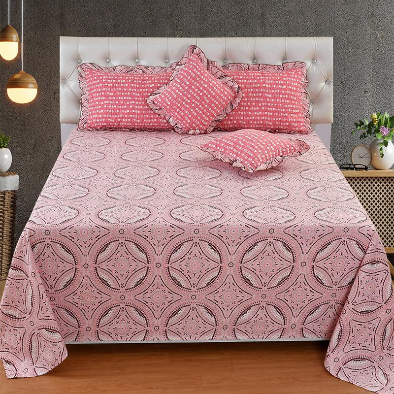 Buy Nimya Frilled Bedding Set - Five Piece Set Bedding Set from Vaaree