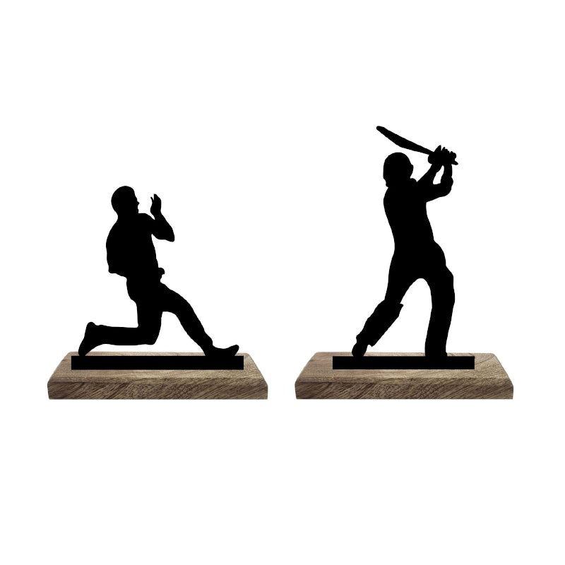 Buy Cricket Allrounder Showpiece - Set Of Two Showpieces from Vaaree