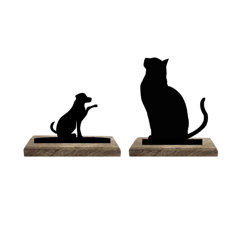 Buy Paws and Whiskers Showpiece - Set Of Two Showpieces from Vaaree