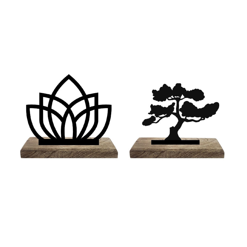 Buy Nature's Serenity Showpiece - Set Of Two Showpiece from Vaaree