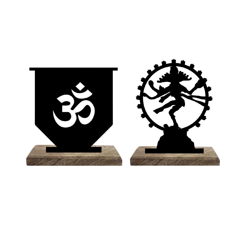 Buy Divine Symbolism Showpiece - Set Of Two Showpiece from Vaaree