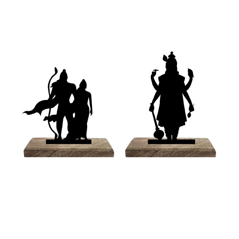 Buy Epic Legends Showpiece - Set Of Two Showpieces from Vaaree