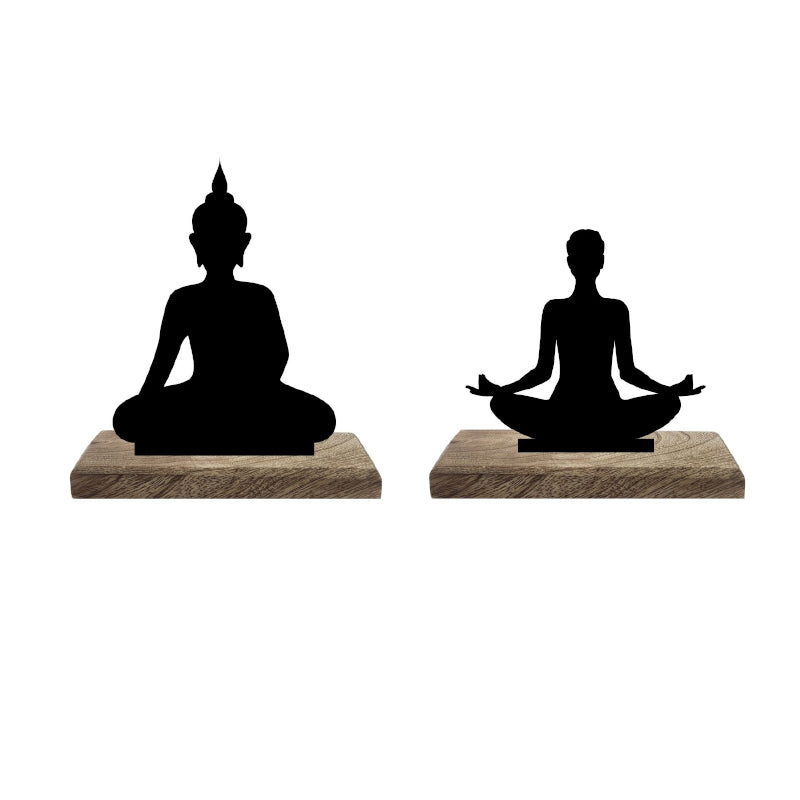 Buy Spiritual Harmony Showpiece - Set Of Two Showpieces from Vaaree