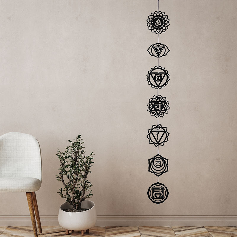 Buy Meditation Chakra Wall Accent Wall Accents from Vaaree