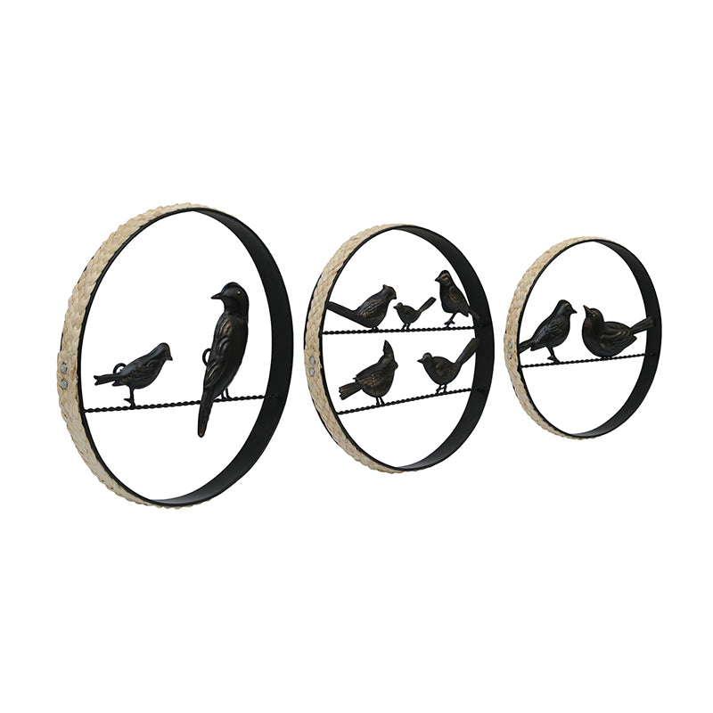 Buy Avian Flock Wall Accent - Set Of Three Wall Accents from Vaaree