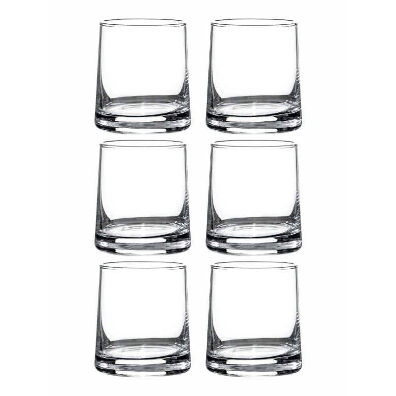 Buy Audrina Glass Tumbler (260 ML) - Set Of Six Drinking & Juice Glasses from Vaaree