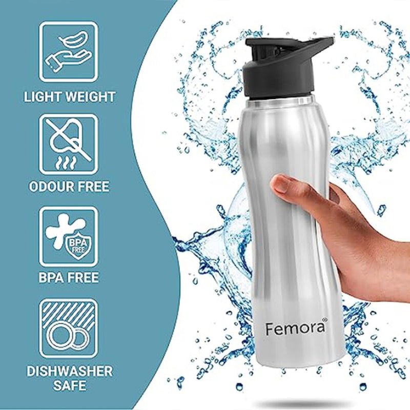 Bottle - Glida Sipper Thermosteel Water Bottle (1000 ML) - Set Of Two