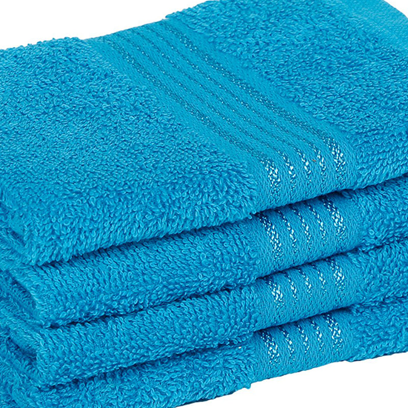 Buy Eva Quick Dry Face Towel (Blue) - Set Of Four Hand & Face Towels from Vaaree