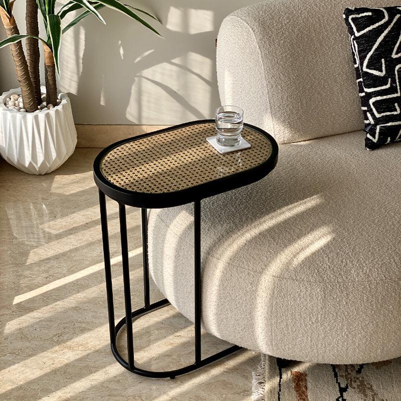 Buy Igra Rattan Accent Table Side & Bedside Tables from Vaaree