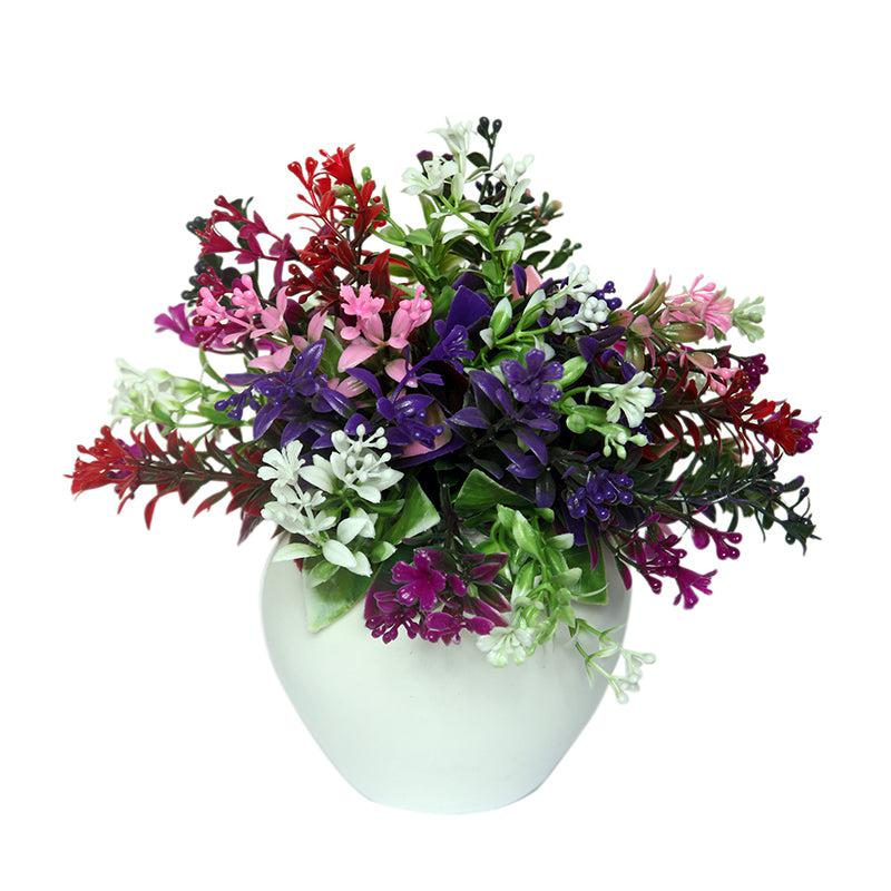 Buy Faux Fria Flower Bunch With Pot Artificial Flowers from Vaaree