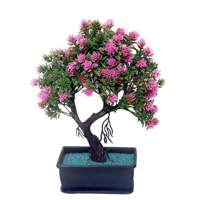 Buy Faux Purple Moyogi Bonsai With Pot Artificial Plants from Vaaree