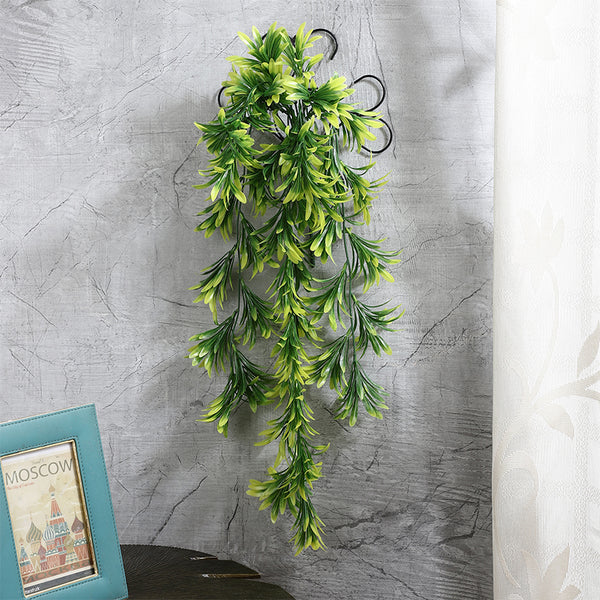 Artificial Plants - Faux Green Vine With Metal Wall Stand