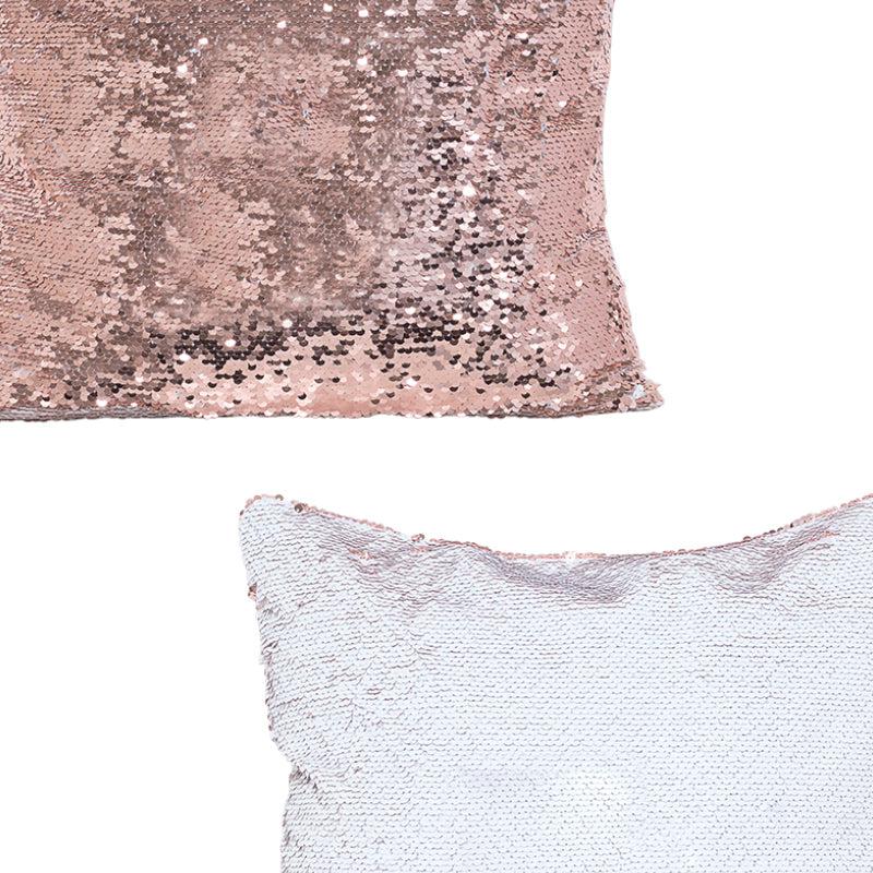 Buy Lisha Embellished Cushion Cover (White & Pink) - Set Of Two Cushion Cover Sets from Vaaree