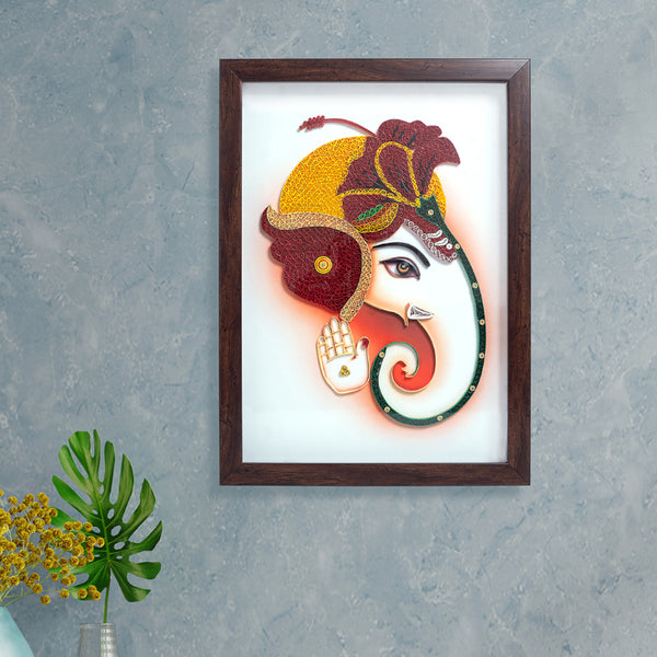 Wall Art & Paintings - Ganesha Bless Handcrafted Wall Art