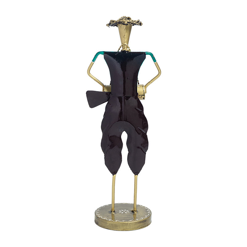 Buy Decorative Man With Dhol Showpiece Showpieces from Vaaree