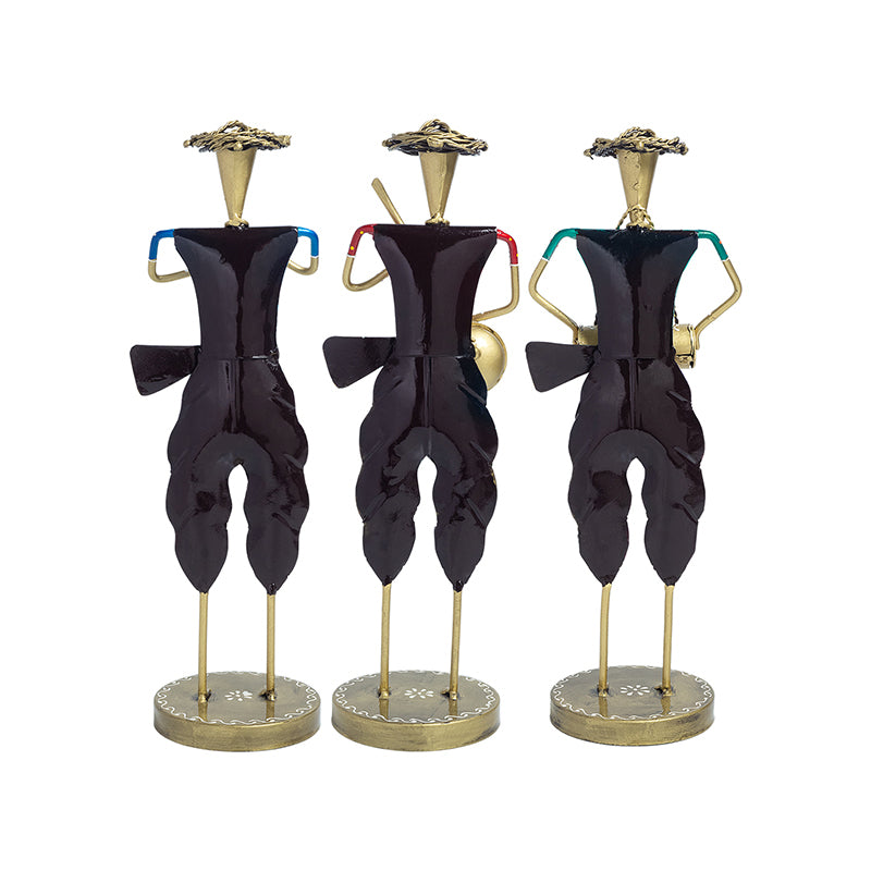 Showpieces - Folk Band Music Showpiece - Set Of Three