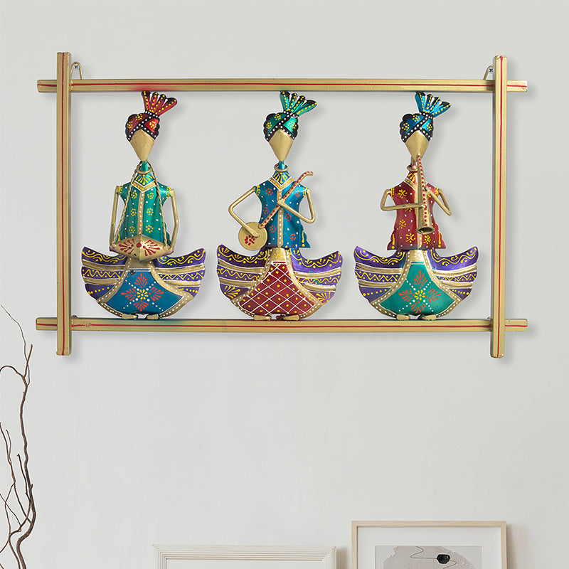 Wall Accents - Folk Music Mates Handcrafted Wall Accent