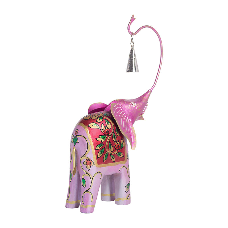 Showpieces - Handpainted Haathi Decorative Showpiece - Pink