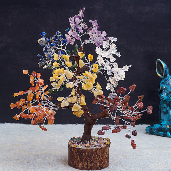 Showpieces - Cloudy Seven Chakra Tree